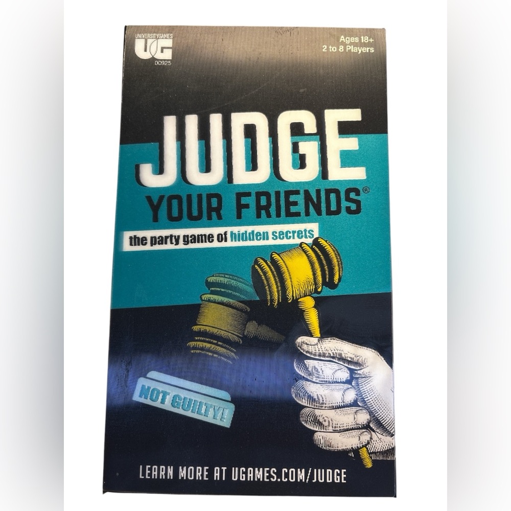 Judge Your Friends‎ The Party Game Of Hidden Secrets NEW University Games